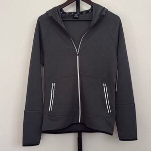 Men’s hoodie, full zip, LEG3ND, Size S, color Heather Green, NWT